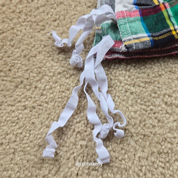 Lands' End 5 oz Flannel Duvet Cover Plaid KING - Picture 5 of 11